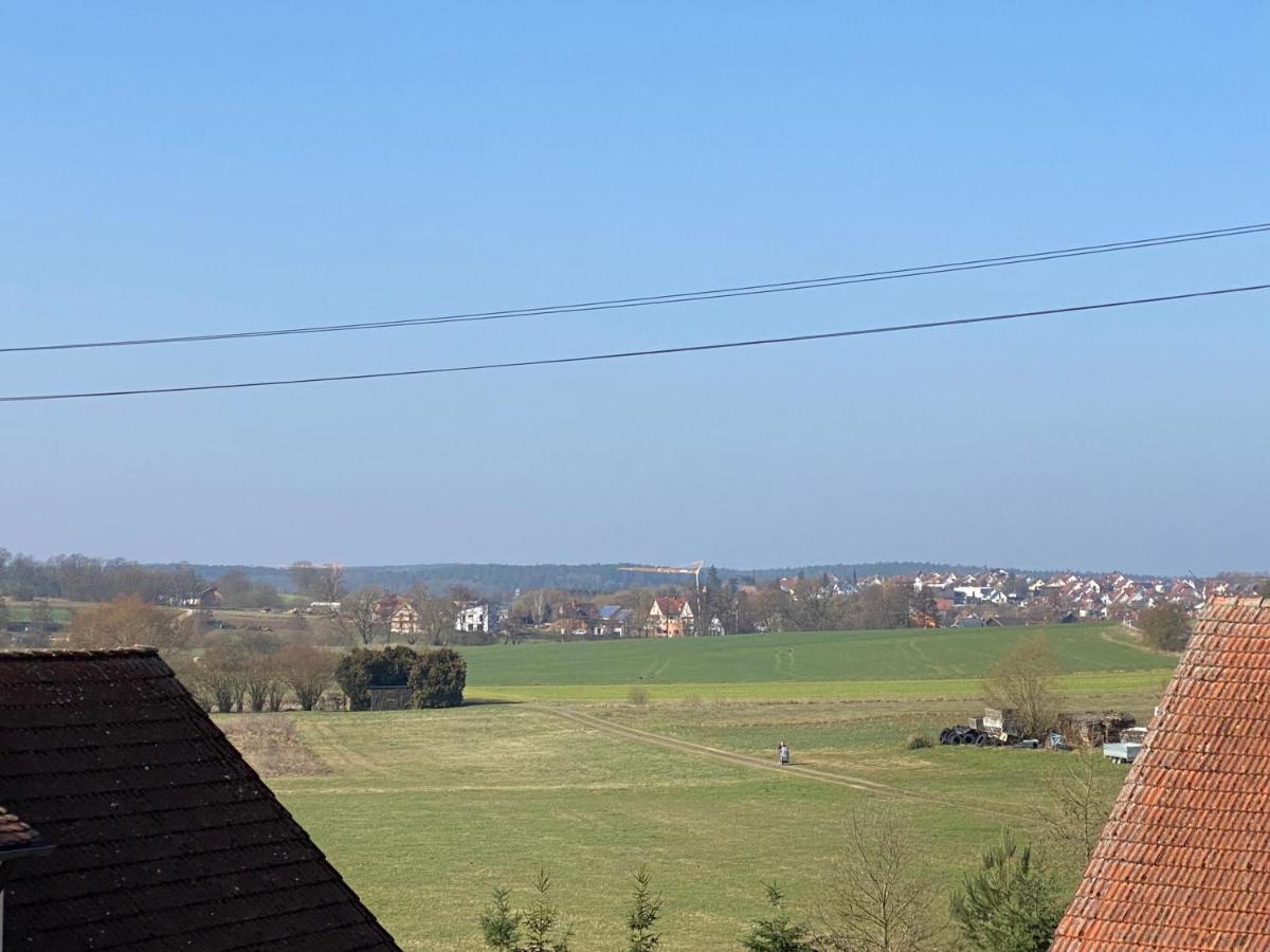 Ruhige Ferienwohnung Bei Bamberg Stegaurach Exterior foto